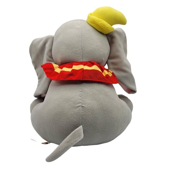 Disney Dumbo Plush Elephant Toy Gray 11" Stuffed Animal Pink Ears Circus Theme - Picture 4 of 9
